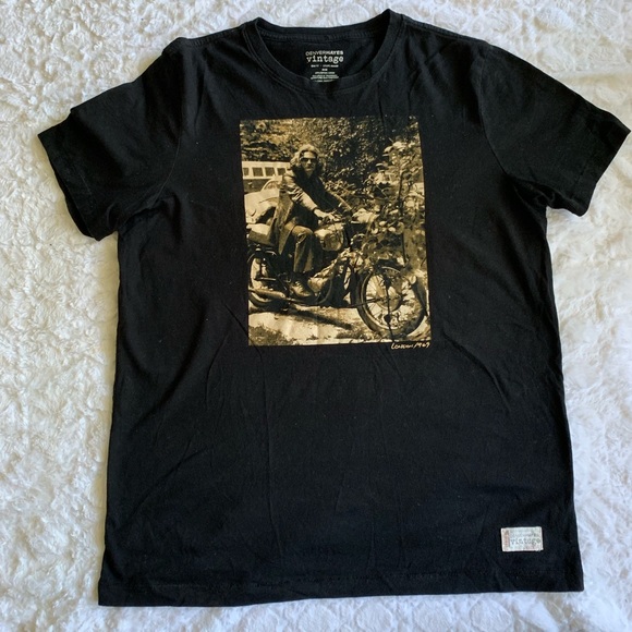 Vintage Other - DenverHayes Black Vintage Mens T-Shirt